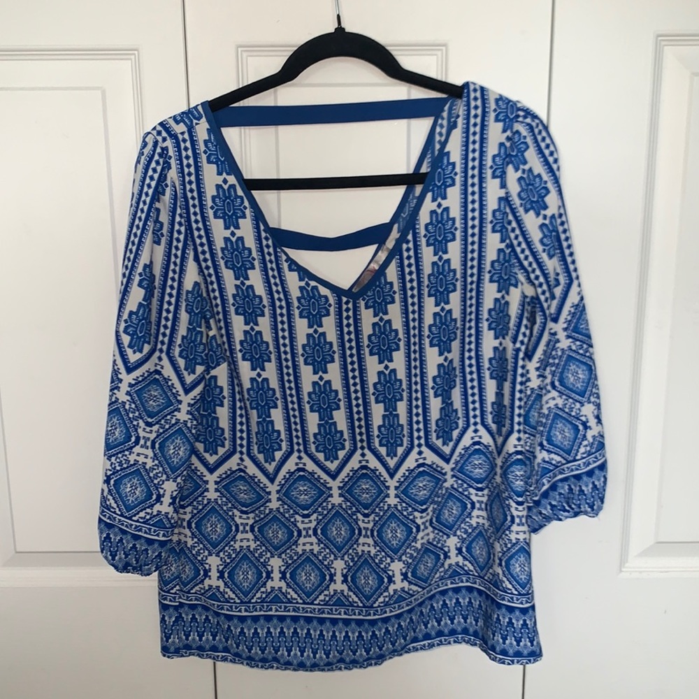 Relaxed fit blouse